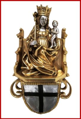 Troonil istuv Neitsi Maarja valitsejannana
